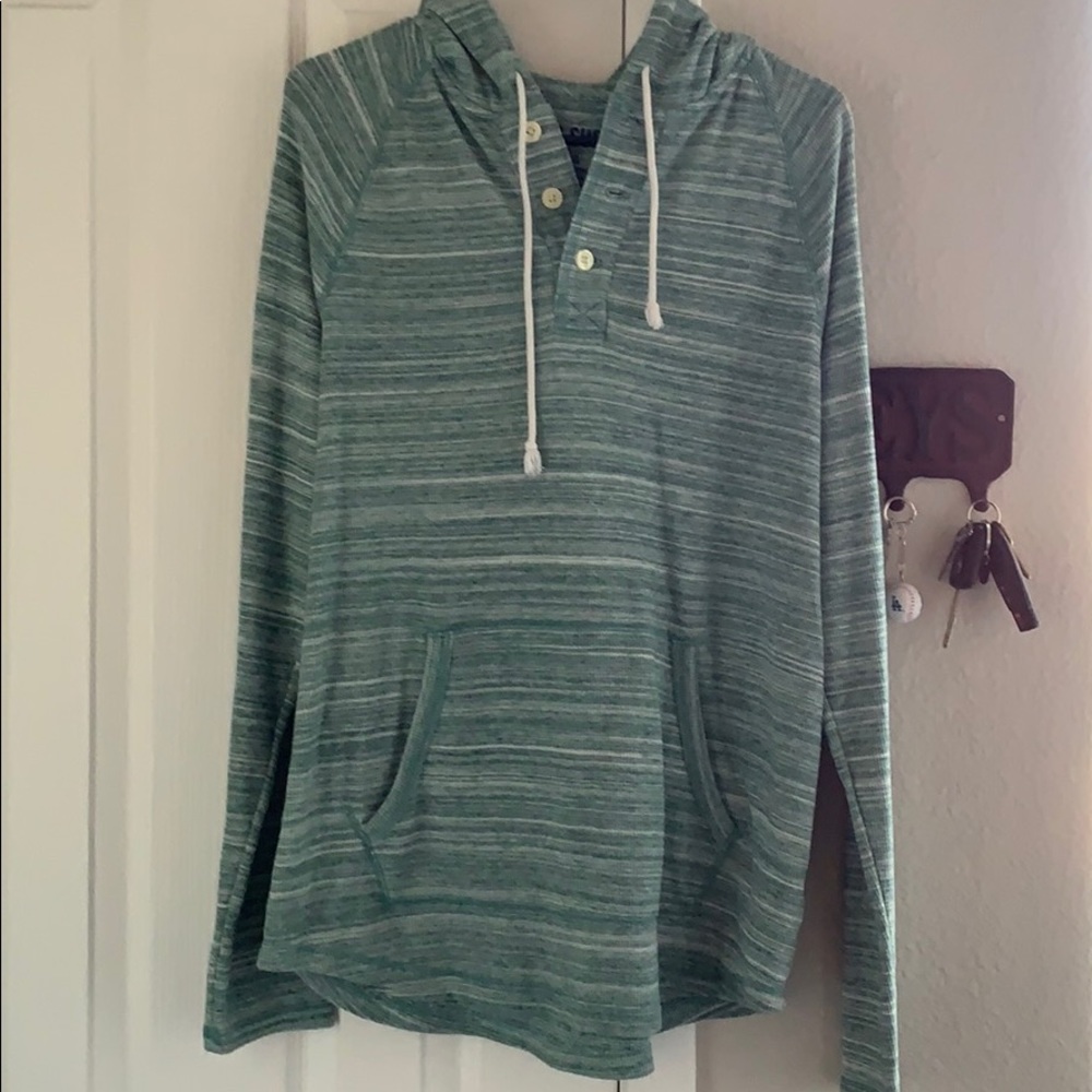 Green sweatshirt